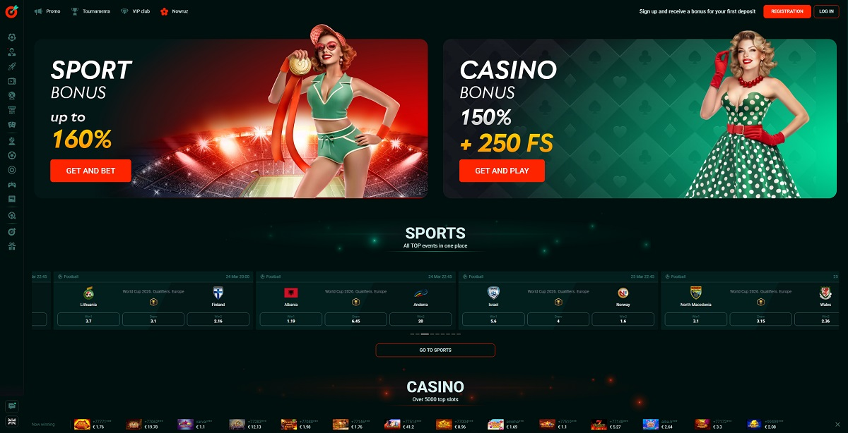 Pinco Casino скриншот слотов
